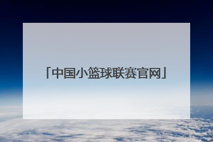 「中国小篮球联赛官网」中国小篮球联赛官网电话