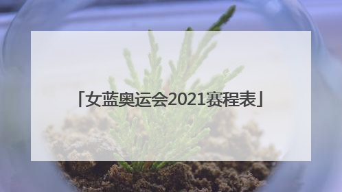 「女蓝奥运会2021赛程表」女蓝奥运会2021赛程表中国