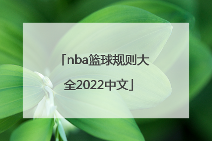 「nba篮球规则大全2022中文」FIBA篮球规则大全2022中文